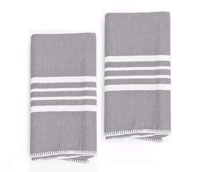 Farm House Turkish Towel Without Fringe Bundle, 2 Full Size and 2 Mini – view 39