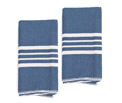 Farm House Turkish Towel Without Fringe Bundle, 2 Full Size and 2 Mini – view 4