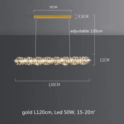 Sophisticated K9 Crystal Ring LED Chandelier, Dimmable, Chrome – view 20