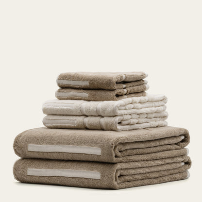 Sorrel Australian Cotton Towels, Plush 600 GSM with Geometric Accents – view 27