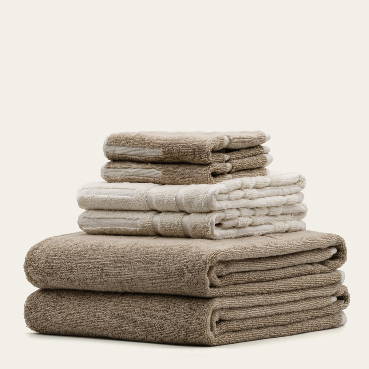 Sorrel Australian Cotton Towels, Plush 600 GSM with Geometric Accents – view 16