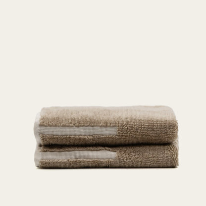 Sorrel Australian Cotton Towels, Plush 600 GSM with Geometric Accents – view 9