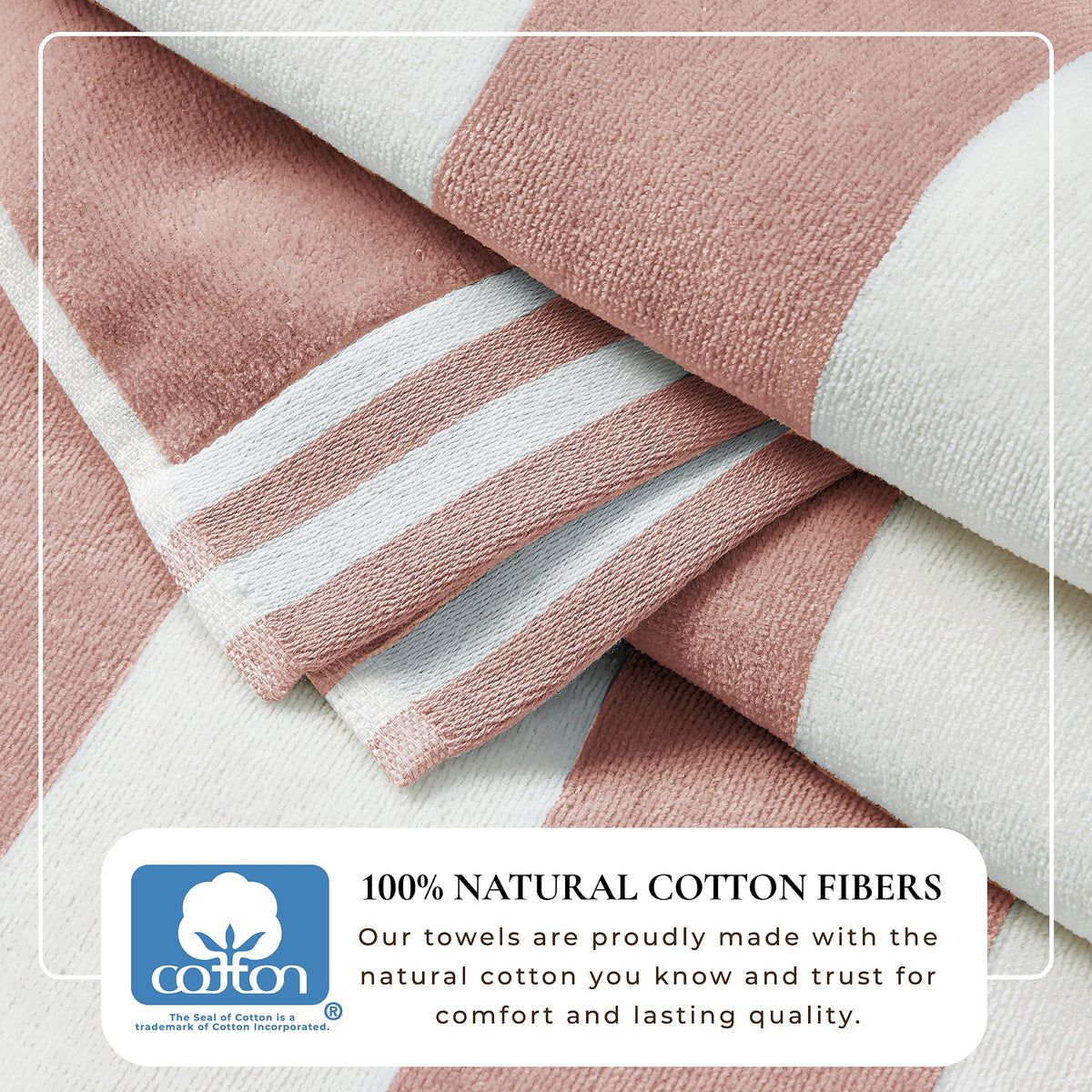 Pastel Striped Cabana Beach Towel – Edgartown Collection – view 87