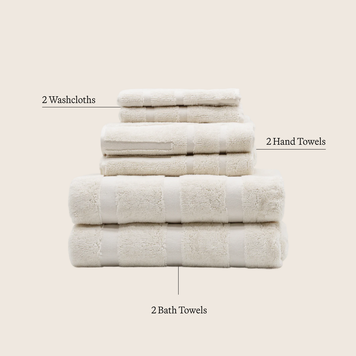 Capri Australian Cotton Bath Towels, 600 GSM Plush Towels and Sets – view 57