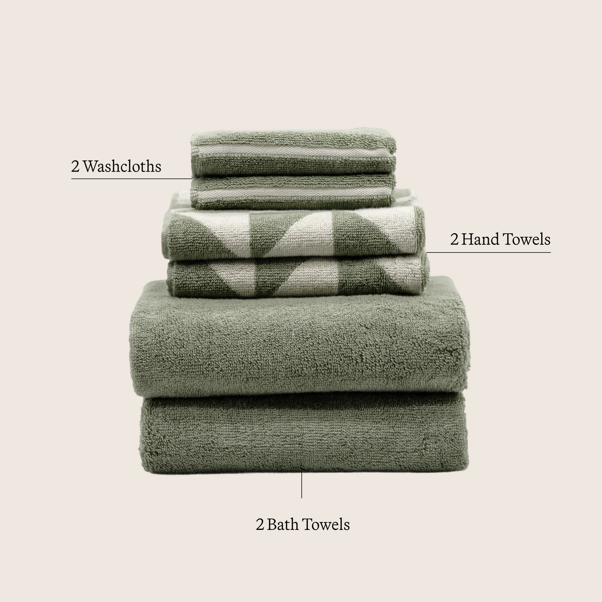 Deia Australian Cotton Bath Towels, 600 GSM Plush Towels and Sets – view 41