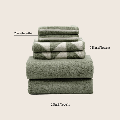 Deia Australian Cotton Bath Towels, 600 GSM Plush Towels and Sets – view 41