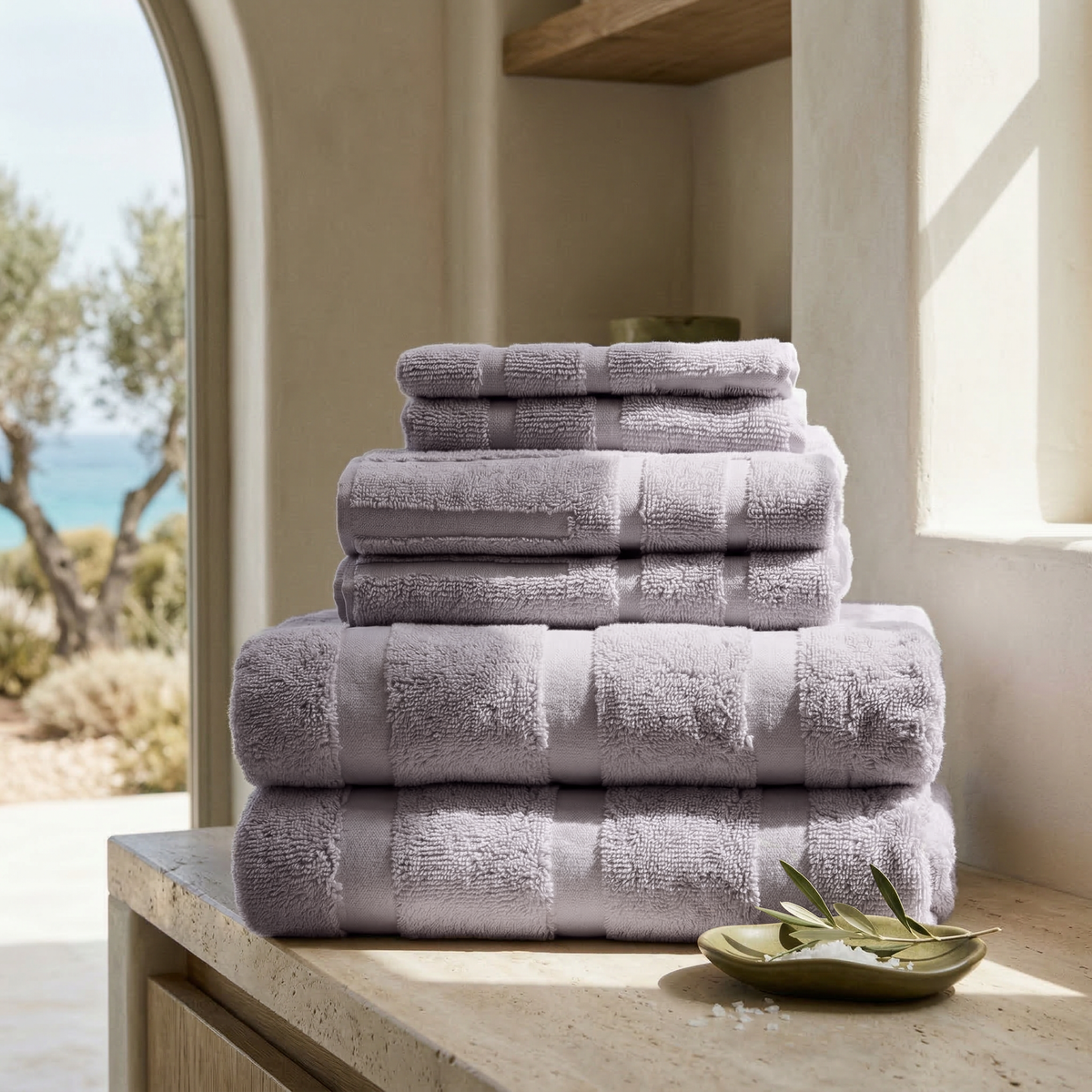 Capri Australian Cotton Bath Towels, 600 GSM Plush Towels and Sets – view 70