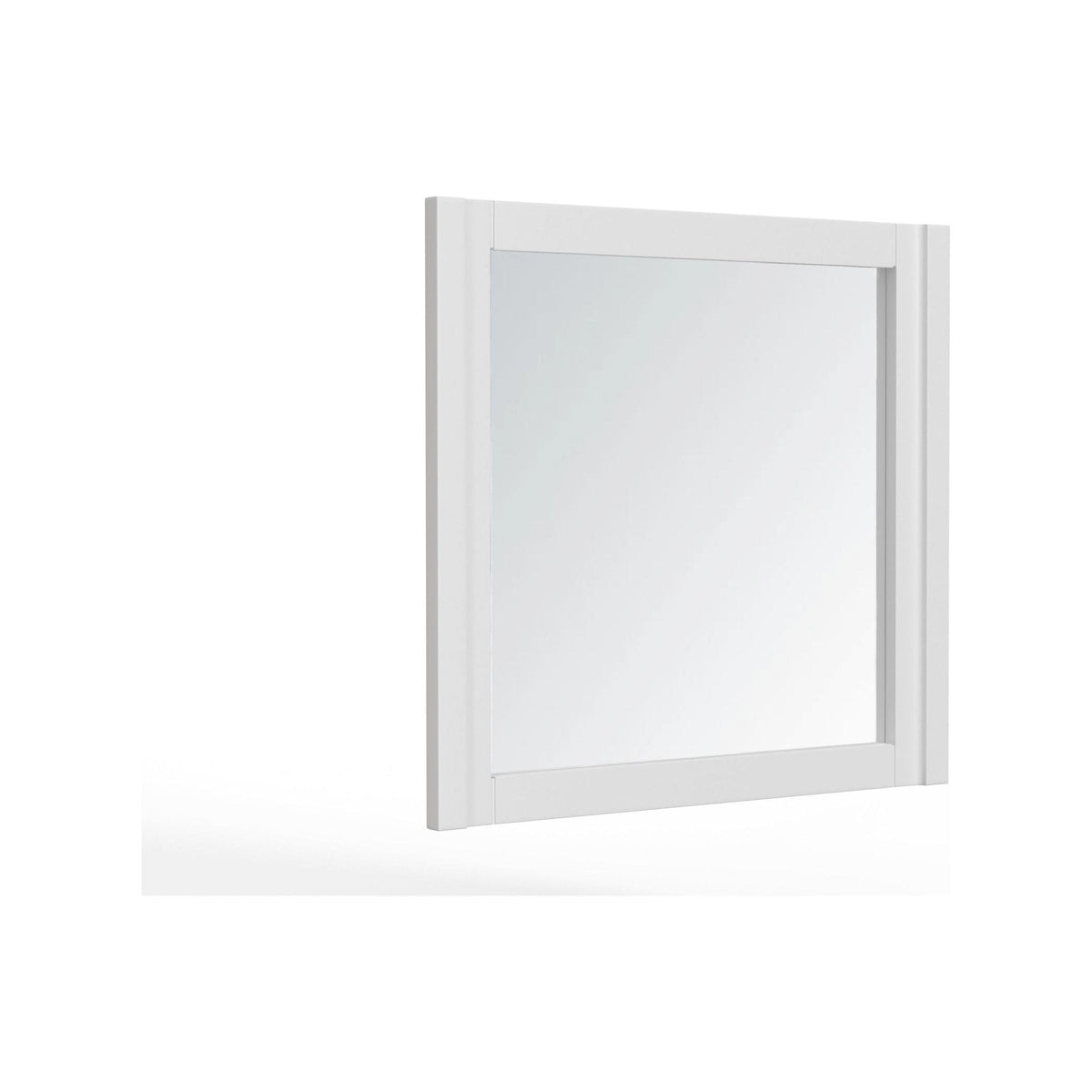 Stapleton White Mahogany Dresser Mirror, Fully Assembled – view 3