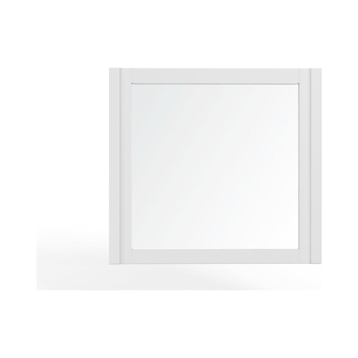 Mahogany Dresser Mirror with White Finish, Stapleton Collection