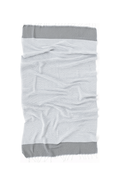 Su Diamond Weave Striped Turkish Towel, 100% Cotton, 35 x 66 Inch – view 10