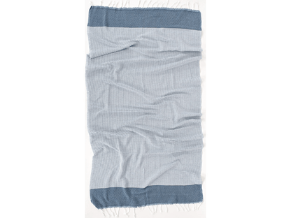 Su Diamond Weave Striped Turkish Towel, 100% Cotton, 35 x 66 Inch – view 6