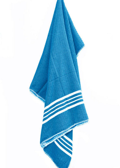 Farm House Turkish Towel Without Fringe Bundle, 2 Full Size and 2 Mini – view 18