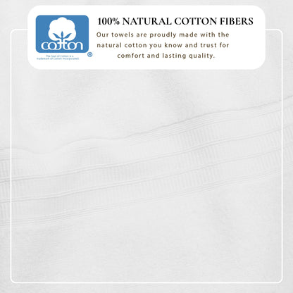 100% Cotton Premium Zero-Twist Bath Towel Set – Chiara Collection – view 9