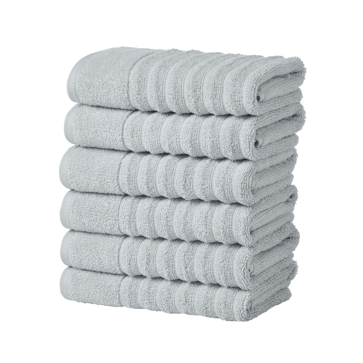 Karina Collection Luxury Combed Cotton Ribbed Bath Towel Set – view 85