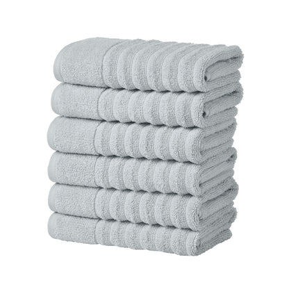 Karina Collection Luxury Combed Cotton Ribbed Bath Towel Set – view 85