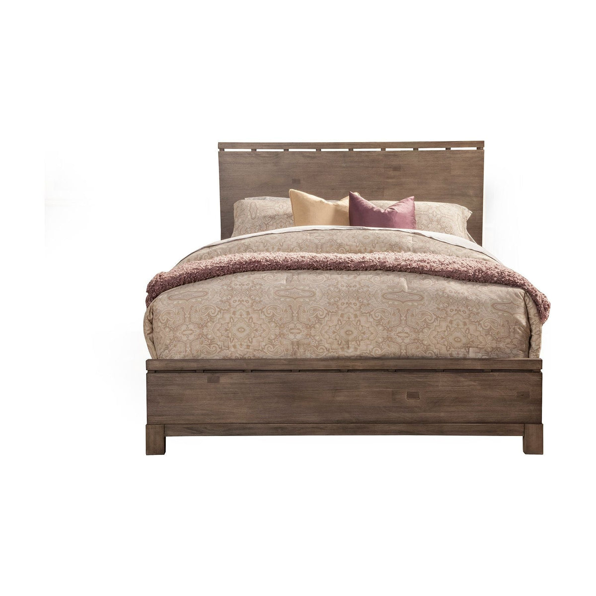 Sydney Mahogany Bed in Brushed Weathered Grey Finish – view 3