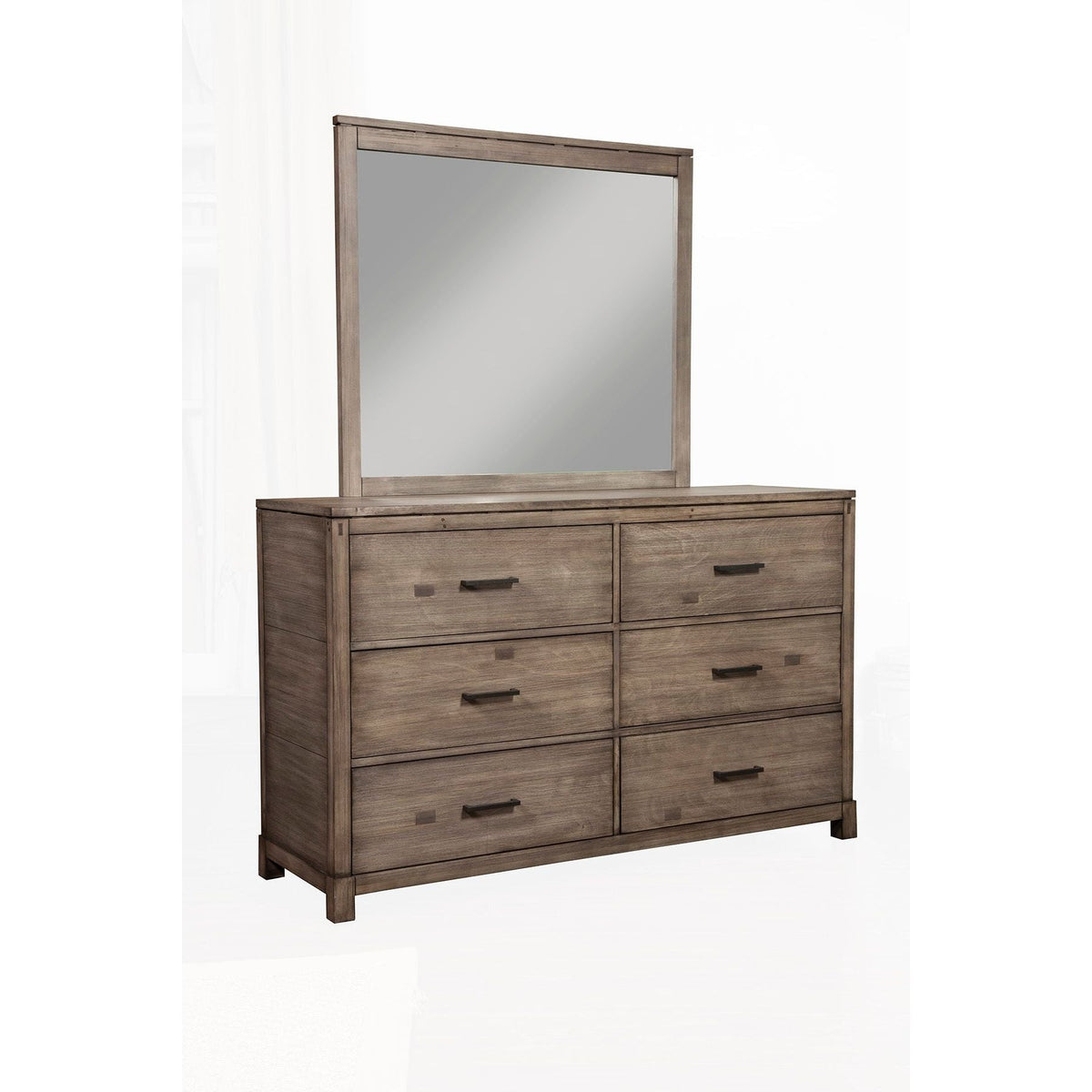 Sydney Dresser Mirror in Weathered Gray Plantation Mahogany – view 3