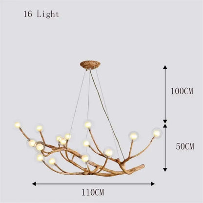 Sylvie Branch LED Wall Sconce – Clear or Frosted Ball Lights – view 10