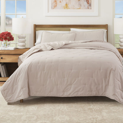 Solid Dot Stitched Quilt Set – Dot-Hemmed Collection – view 7