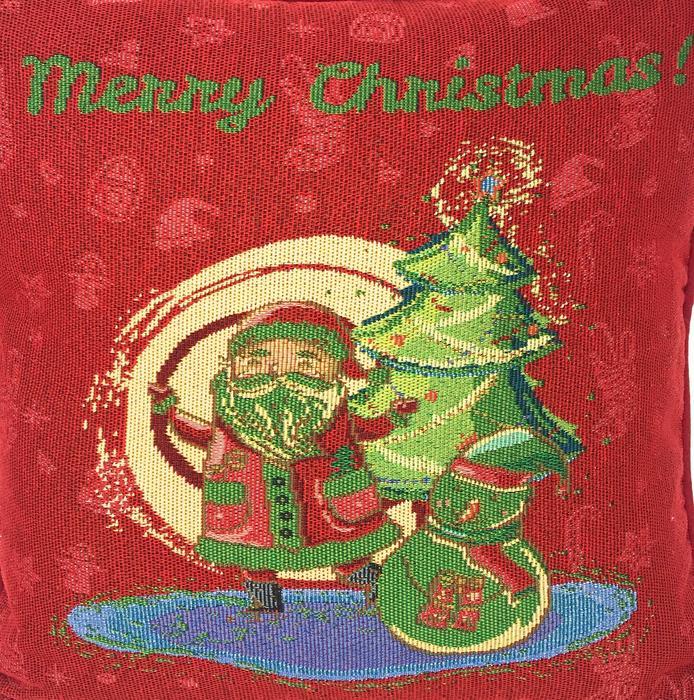 Santa Claus Holiday Table Linen and Pillow Cover Set, 8-Piece – view 10