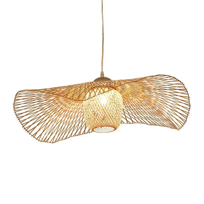 Tala Tatami-Inspired Woven Bamboo Pendant Light for Dining Room – view 7