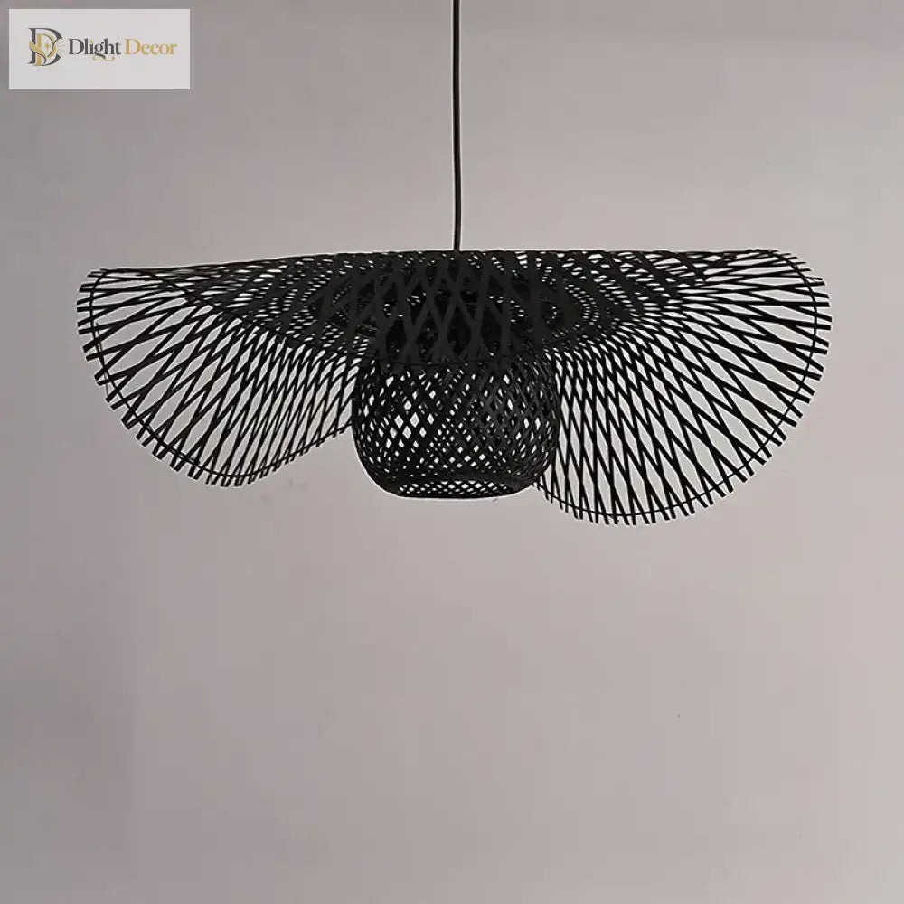 Tala Tatami-Inspired Woven Bamboo Pendant Light for Dining Room – view 3