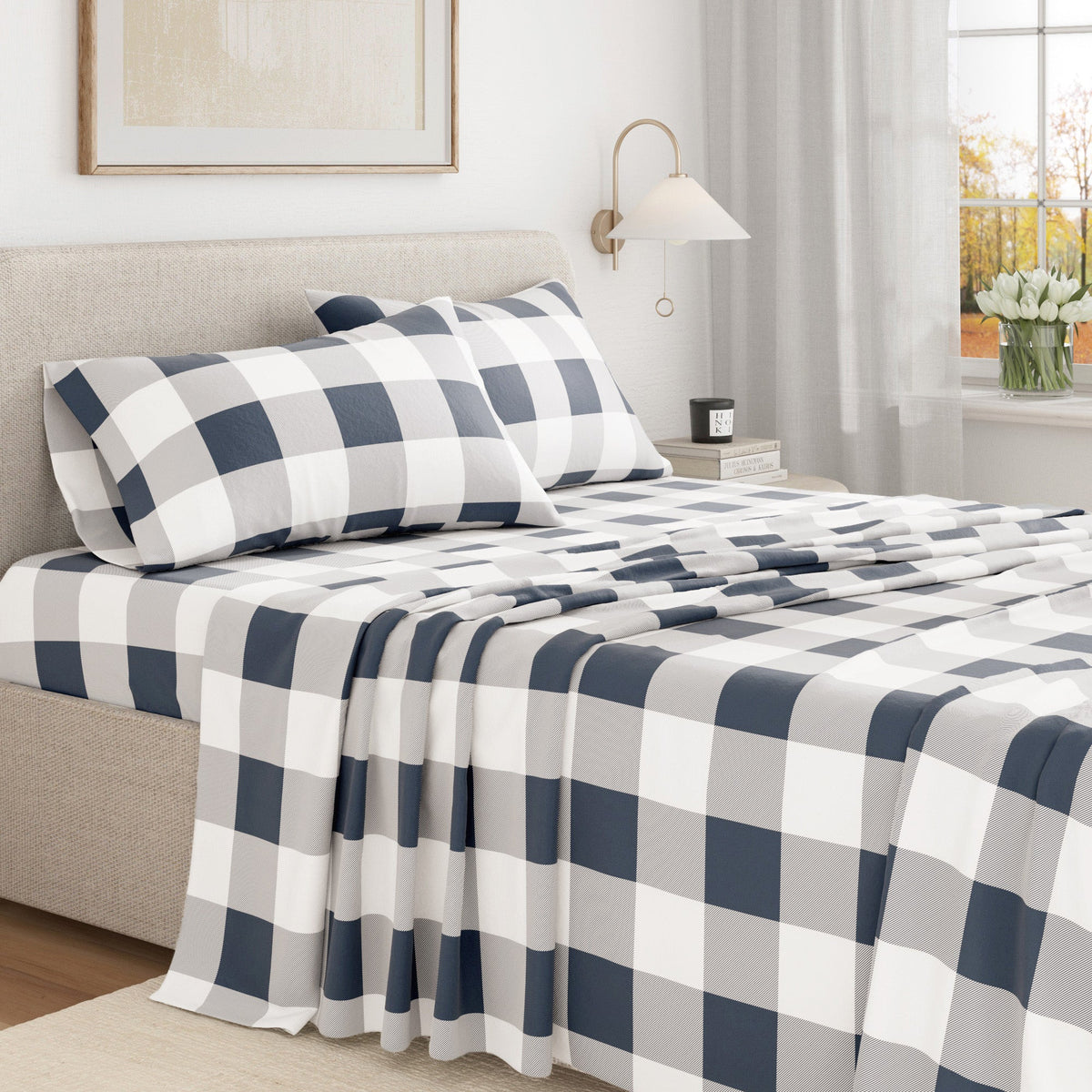 Turkish Cotton Flannel Sheet Set – Belle Collection – view 17