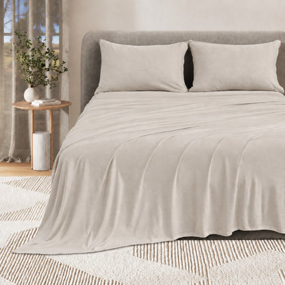 Viscose from Bamboo and Cotton Blend Jersey Knit Sheet Set – view 7