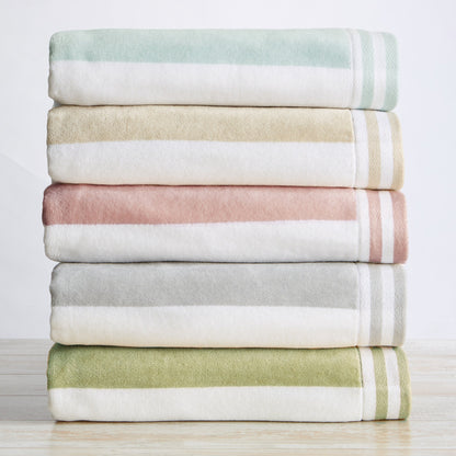 Pastel Striped Cabana Beach Towel – Edgartown Collection – view 60