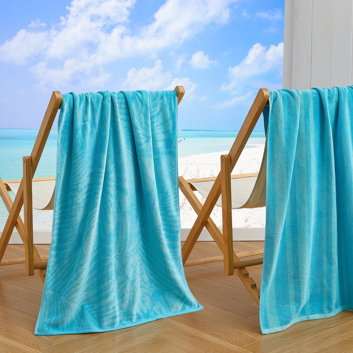 Maui Collection Cotton Velour Beach Towels, 30 x 60 Inch 2 or 4 Pack – view 154