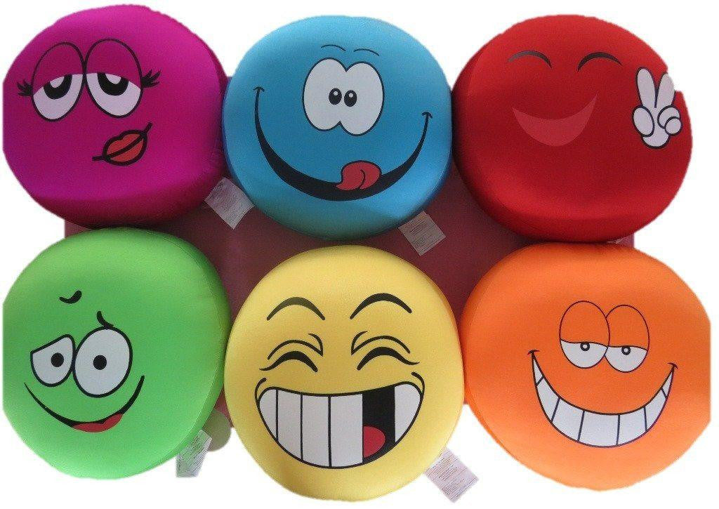 Squishy Emoji Microbead Throw Pillow in Six Colors – view 8