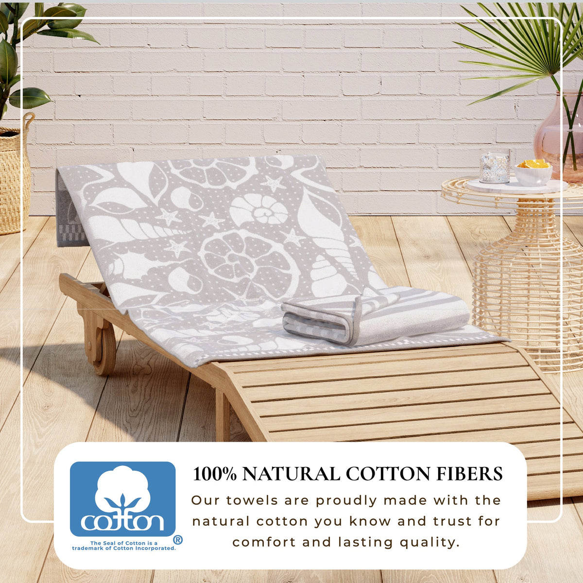 Maui Collection Cotton Velour Beach Towels, 30 x 60 Inch 2 or 4 Pack – view 15