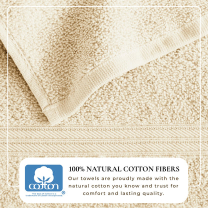 Cooper Collection Cotton Terry Bath Towel Set, Lightweight and Soft – view 33