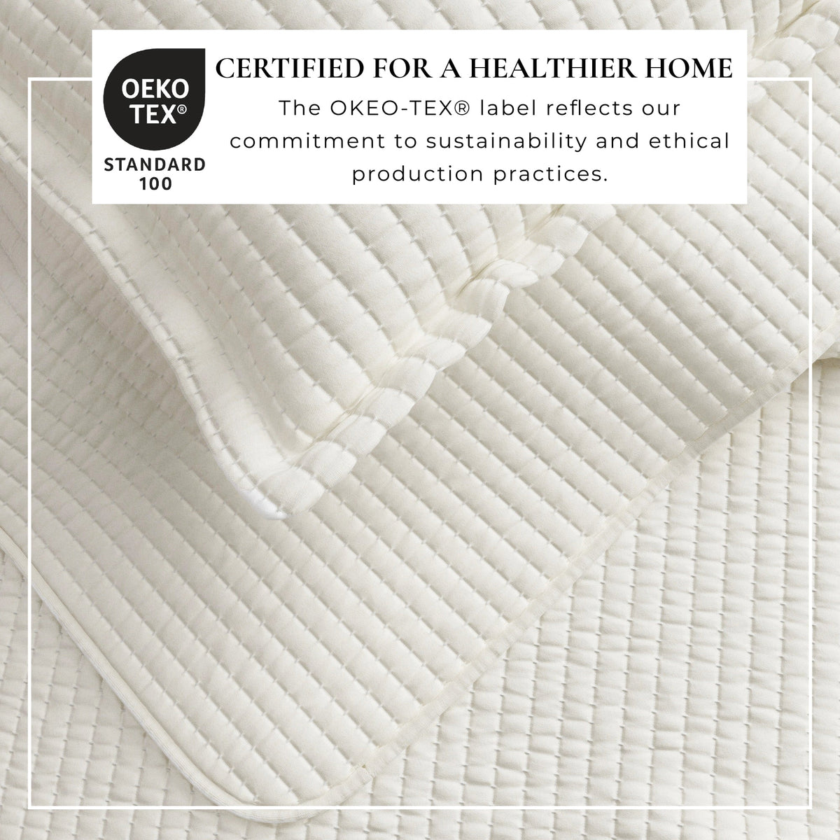 Solid Channel Stitch Quilt Set – Alicia Collection – view 10