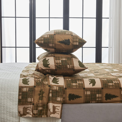 Lodge Print Microfiber Sheet Set – Mountain Ridge Collection – view 32