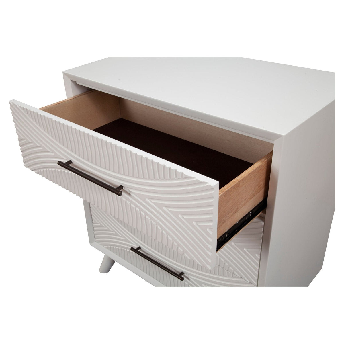 Tranquility Small 3-Drawer Chest in Classic White Mahogany – view 5