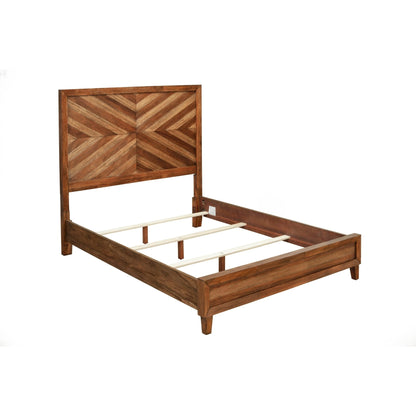 Trinidad Mahogany Bed in Warm Toffee Finish, Transitional Style – view 5
