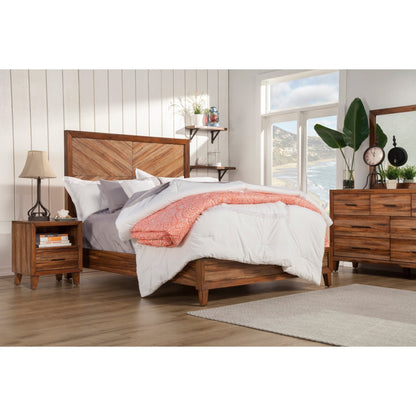 Mahogany Trinidad Bed with Toffee Finish