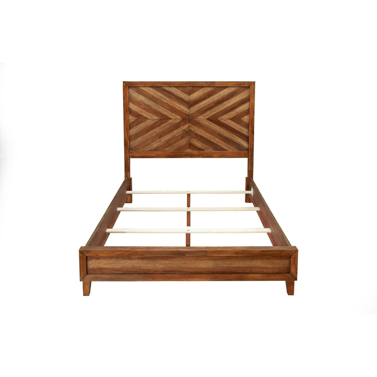 Trinidad Mahogany Bed in Warm Toffee Finish, Transitional Style – view 4