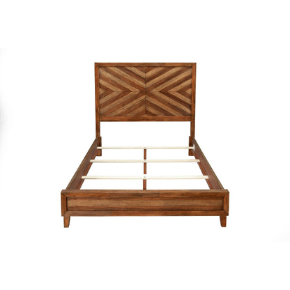 Trinidad Mahogany Bed in Warm Toffee Finish, Transitional Style – view 4