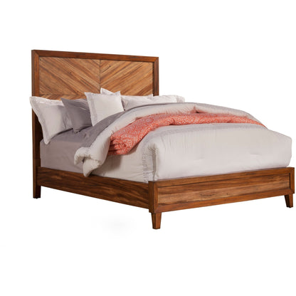 Trinidad Mahogany Bed in Warm Toffee Finish, Transitional Style – view 2