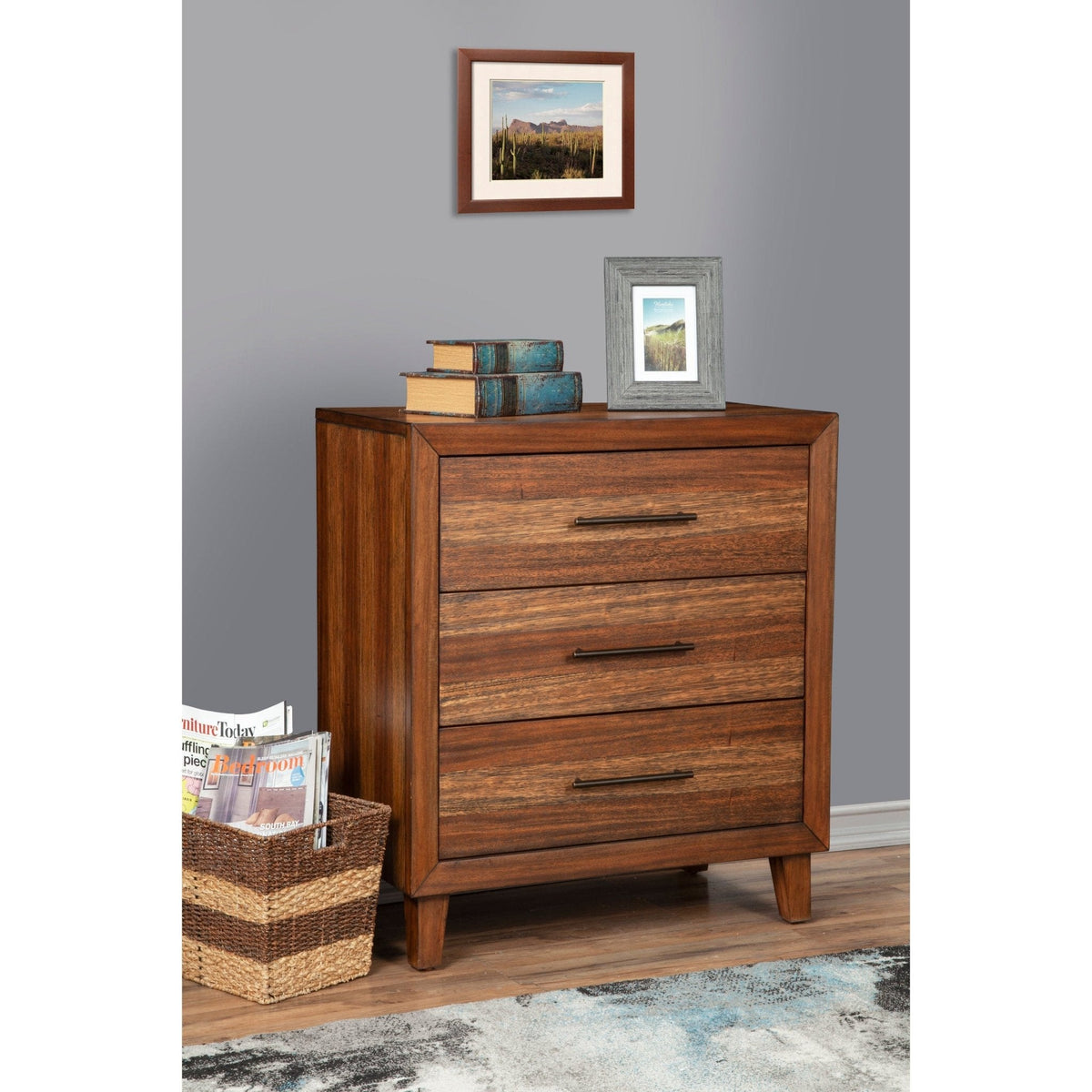 Trinidad Small Accent Chest with Toffee Finish