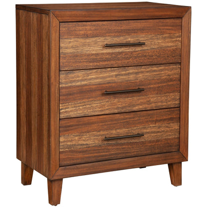 Trinidad Small Chest in Toffee Finish with Dovetail Drawers – view 3
