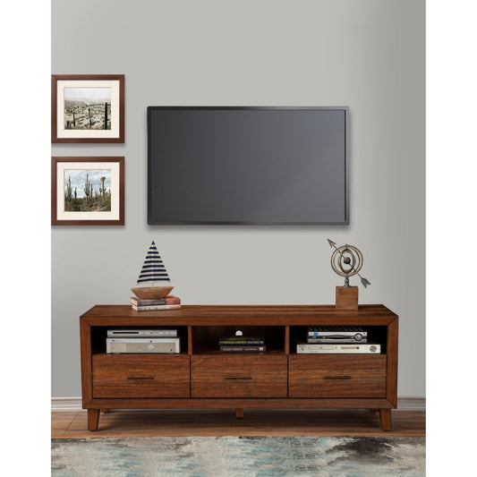 Solid Indonesian Wood Trinidad TV Console with Storage