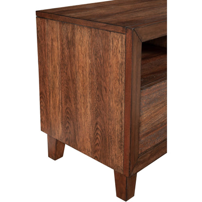 Trinidad Solid Wood TV Console in Toffee Finish – view 7