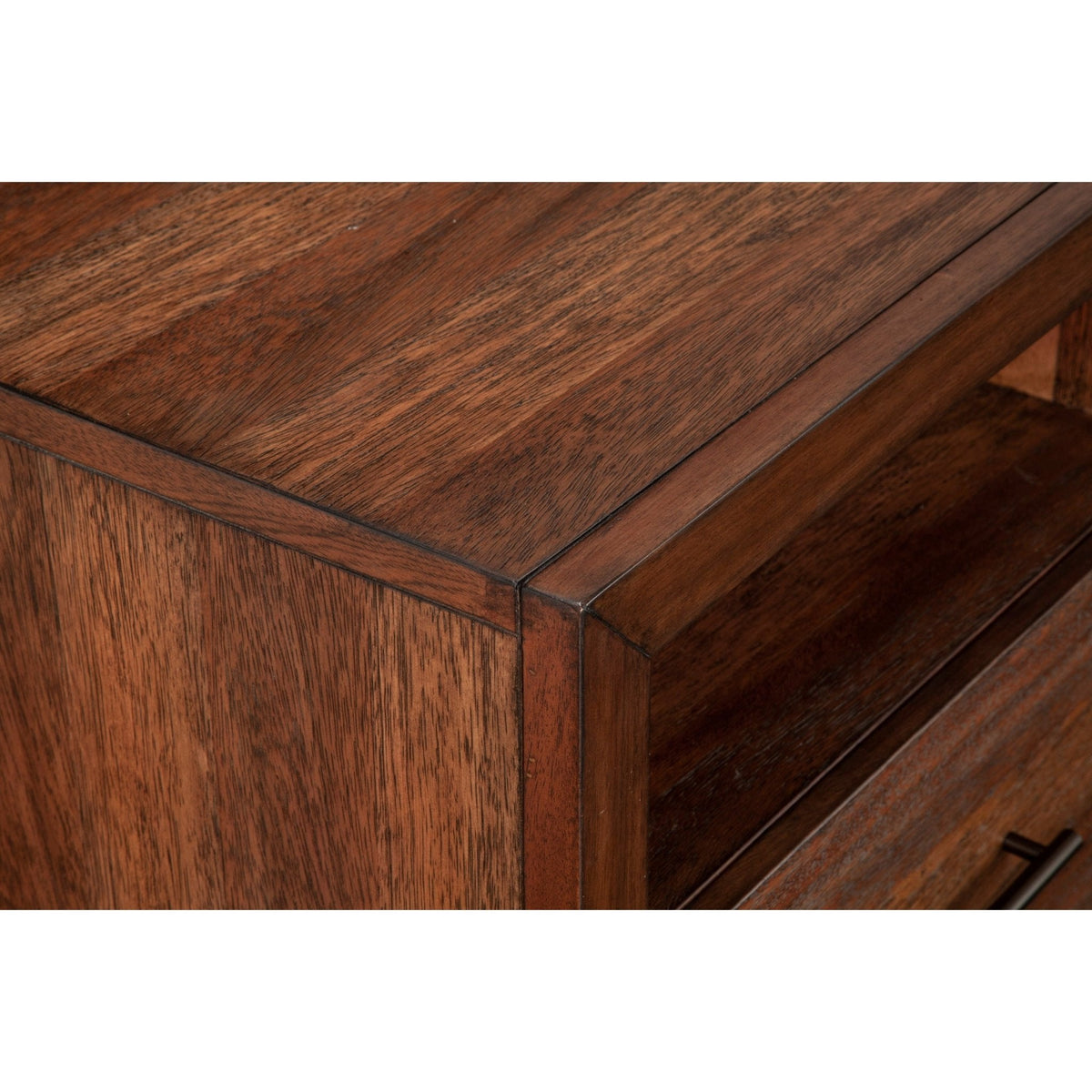 Trinidad Solid Wood TV Console in Toffee Finish – view 10