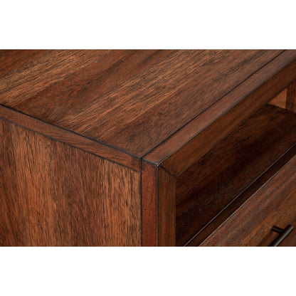 Trinidad Solid Wood TV Console in Toffee Finish – view 10