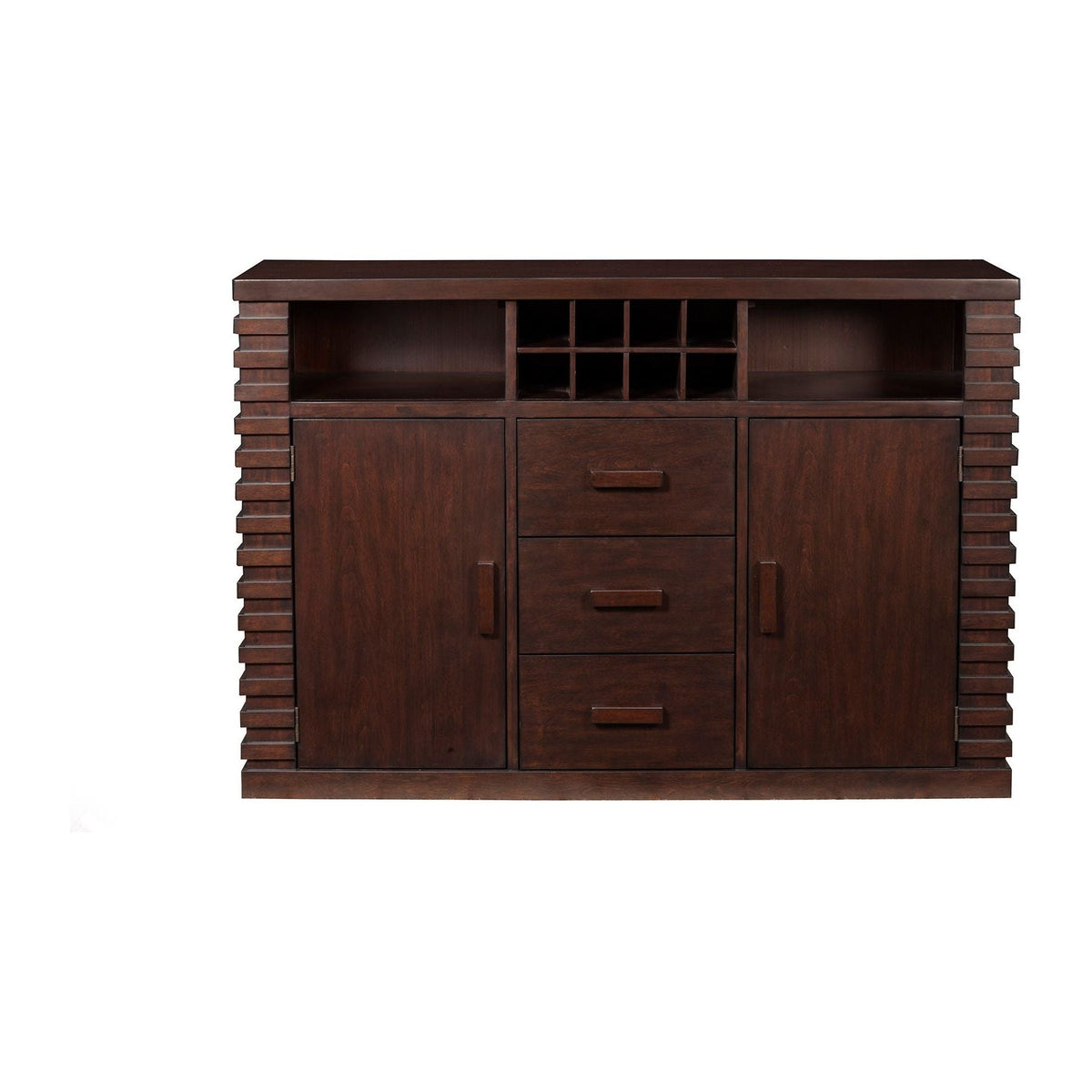 Acacia Wood Trulinea Sideboard, Dark Espresso Finish
