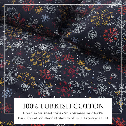 Turkish Cotton Flannel Sheet Set – Lakeview Collection – view 59
