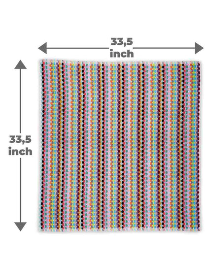 Pom Pom Turkish Cotton Jacquard Bath Mat, 600 GSM – view 3